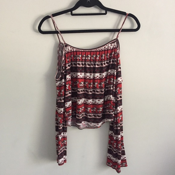 DONATED! H&M Coachella Boho Off Shoulder Top - Picture 5 of 8